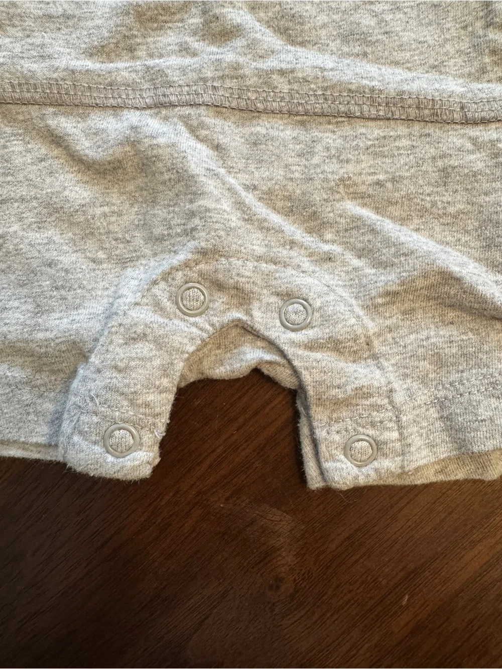 Carter's Gray Hooded Baby Romper